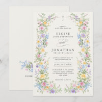 Soft Pastel Ornate Spring Garden Floral Wedding