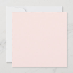 Soft Pastel Peach Solid Colour  Card