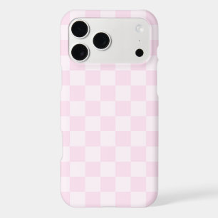 Soft Pastel Pink Chequerboard Pattern