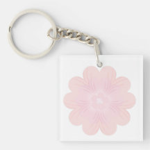 Soft Pastel Pink Graphic Flower