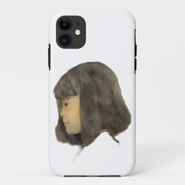 Soft Pastel Portrait Girl Mobile Case (Back)