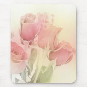 Soft Pastel Roses 2 Mouse Pad