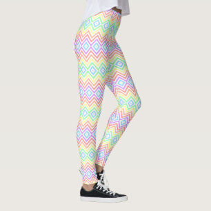 Soft Pastel Spring Colors Yoga Pants Women's Girls