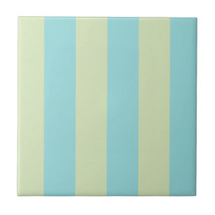 Soft Pastel Striped Pattern – Lime Cream & Limpet Tile