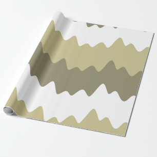 Soft Pastel Wavy Stripes Wrapping Paper