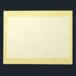 Soft pastel yellow accent decor ready to customize notepad<br><div class="desc">This custom stylish product in Soft pastel yellow accent colour background  for yourself or as a gift sure to make an impression in all occasions. Click on the "Customize it!" button to reveal tools to customize this product if you wish using a text editor and an image loader. 
 

Introducing</div>