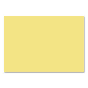 Soft pastel yellow background ready to customize table number