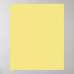 Soft pastel yellow decor ready to customize