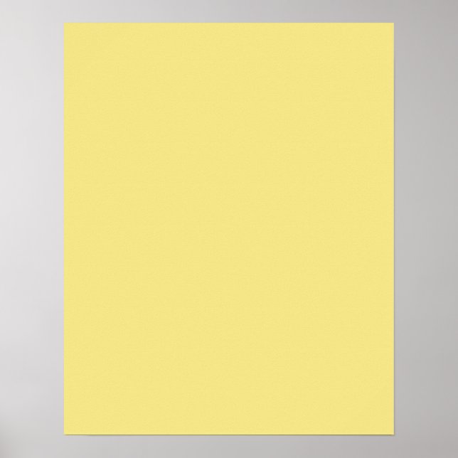 Soft pastel yellow decor ready to customize (Front)