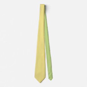 Soft pastel yellow decor ready to customize tie