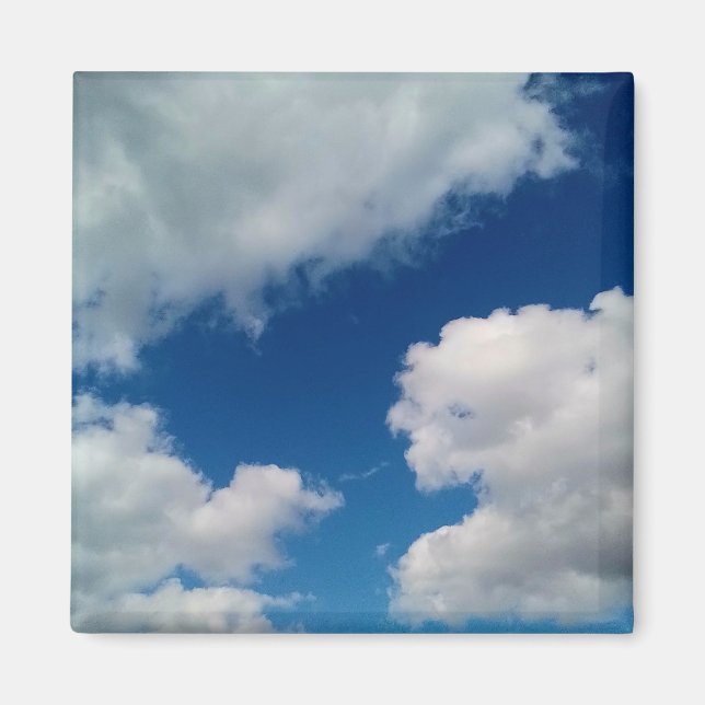Soft patches of clouds magnet (Front)