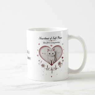 Soft Paws, Warm Hearts – Cute Cat Mug for Pet Love