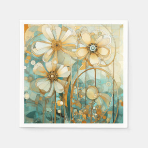 Soft Peach Garden 3 Napkin