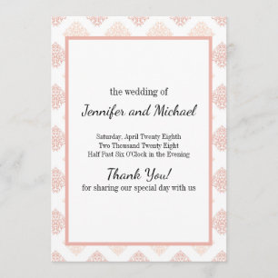 Soft Peachy Blush Damask Program