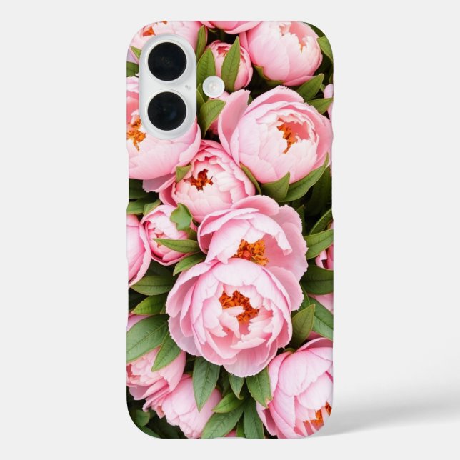 Soft Peonies Case-Mate iPhone Case (Back)