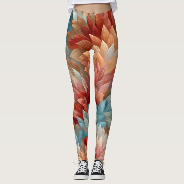 Soft Petal Harmony Leggings (Front)