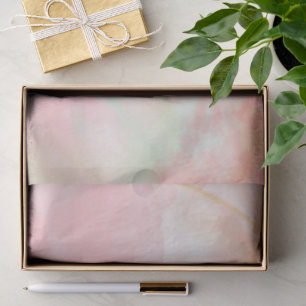 Soft Pink Abstract Angel Wing Airy Modern Blush Tissue Paper
