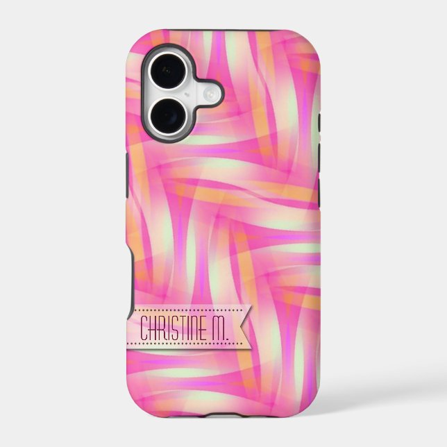 Soft Pink Abstract Dreams Pattern iPhone 5 Case (Back)