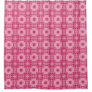 Soft Pink Abstract Floral Mandala Pattern 
