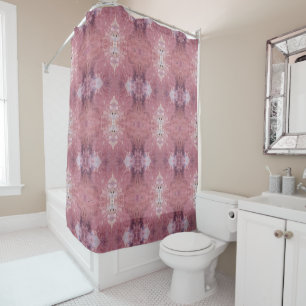 Soft pink and purple abstract L-size pattern