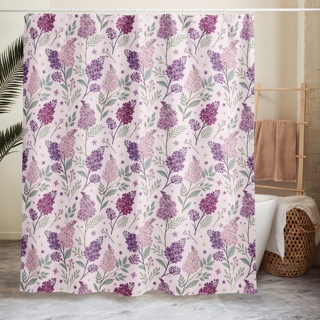 Soft Pink and Purple Lilac Floral Pattern   (Creator Uploaded)