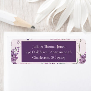 Soft Pink and Purple Lilac Floral Wedding