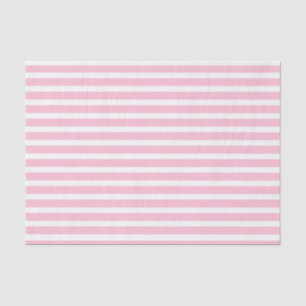 Soft Pink and White Stripes Tissue Paper