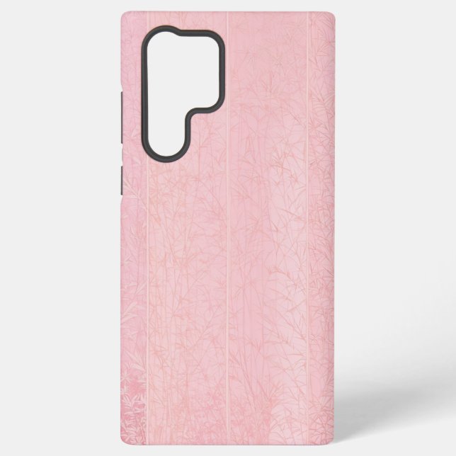 Soft Pink Bamboo Forest Phone Case (Back)
