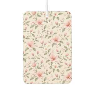 Soft Pink Cherry Blossom Floral Seamless Pattern Air Freshener