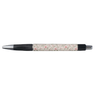 Soft Pink Cherry Blossom Floral Seamless Pattern Pen