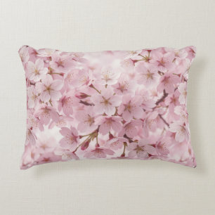 🌸 Soft Pink Cherry Blossom Spring Elegance 🌸 Accent Pillow