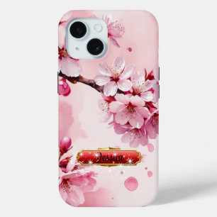 Soft Pink Cherry Blossoms iPhone / iPad case