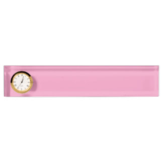 Soft Pink Colour Nameplate