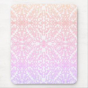 Soft Pink Dream Mandala pattern series Mouse Pad