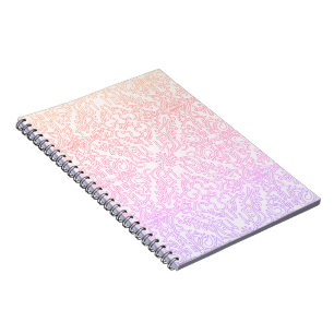 Soft Pink Dream Mandala pattern series Notebook