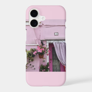 Soft Pink Dreamy Tiny House iPhone Case
