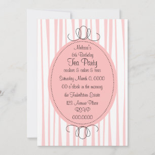 Soft Pink Emblem Invitation