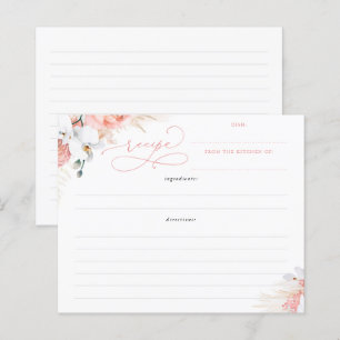 Soft Pink Floral Boho Bridal Shower Recipe