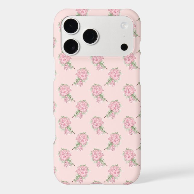 Soft Pink Floral Pattern | Romantic Flower (Back)