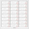 Soft Pink Flowers Guest Name Address Labels
