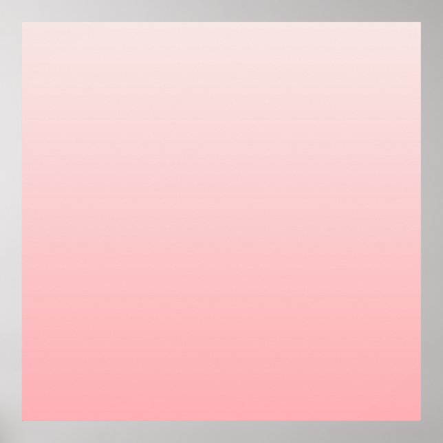 Soft pink gradient poster (Front)