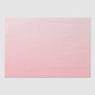 Soft pink gradient tissue paper