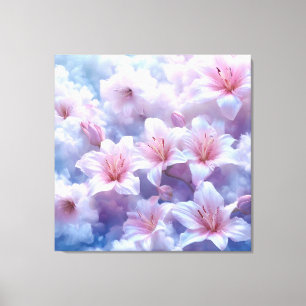 🌸 Soft Pink Lilies Home Accent 🌸 Canvas Print
