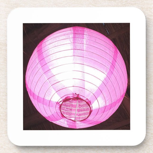 Soft Pink Luminescence Coaster (Front)