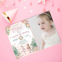 Soft Pink Nutcracker Winter Girls Birthday Party