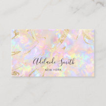 soft pink opal stone Business Card