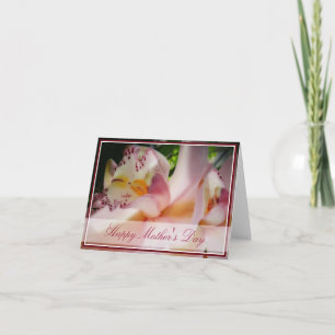 Soft PInk orchid Card