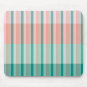Soft Pink Peach Amber Yucca and Arbor Green Trans Mouse Pad