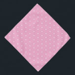 Soft Pink Pet 22 Inch Sqr Bandana with White Dots<br><div class="desc">Style your furry friend with this adorable 22-inch square Soft Pink Pet Bandana,  featuring classic white polka dots. Made from lightweight,  breathable fabric,  it's comfortable for everyday wear or special occasions. The charming pastel pink adds a sweet,  playful touch to your pet’s look.</div>