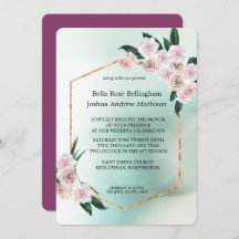 Soft Pink Rose Blossoms Wedding